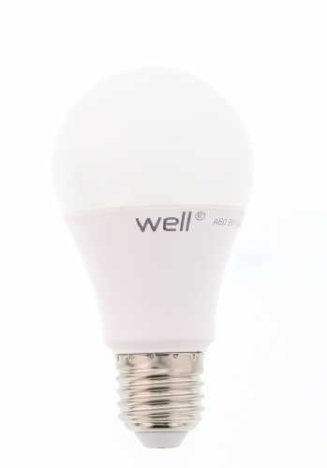 Bec cu led A60 E27 12W 230V lumina calda Well